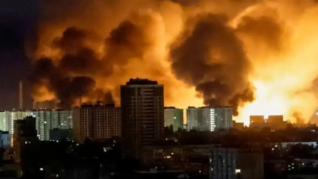 Ukraine capital under massive attack